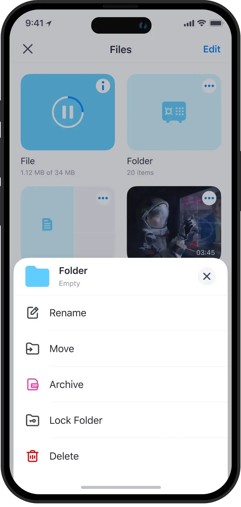 Screenshot with list of BOBO Browser features